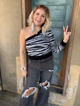 Vintage Black Stretch Wide-Leg Jeans