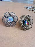 Crystal Daisy Stretch Ring