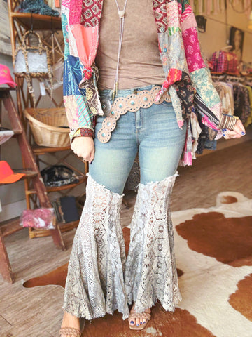 JG Got You Covered Lace Jeans