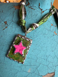 Wildflower Meadow Scarf Necklace