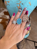 Groovy Flower Rings
