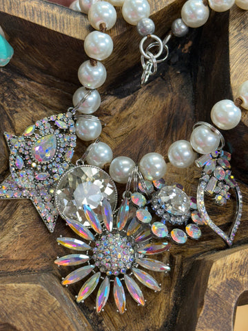 Pearls & Pavé Dreams Necklace