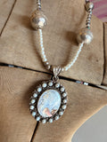 Fairy Garden Cameo Necklace by A Rare Bird