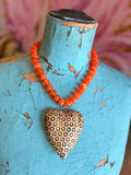 Sweetheart Summer Necklace – Orange