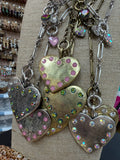Crystal Heart Y-Necklace