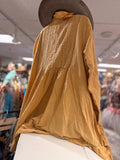 Tie One On Mustard  Top by A Rare Bird