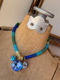 Blue Horizon Jade Drop Necklace
