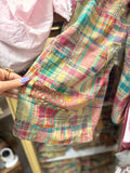 Pink Plaid Paradise pants by A Rare Bird