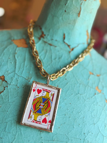 Jack of Hearts Necklace
