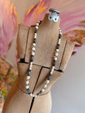 Silver Mist Pearl Wrap Necklace by A Rare Bird