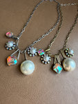 Pearl Dallas Alice Charm Necklace