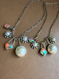 Pearl Dallas Alice Charm Necklace