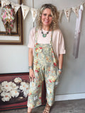 Jaded Gypsy Endless Travels Overalls - Floral Meadow