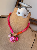 Sunset Jade Drop Necklace