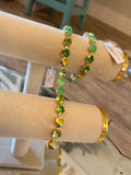 WAFA Emerald Glow Crystal Bracelet