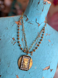 Lucky Charm Domino Necklace by Art by Amy
