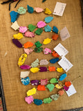 Technicolor Slab Stone Necklace by Jennifer Thames