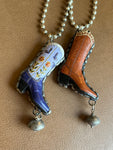 Art by Amy “Boots & Beads” Cowboy Boot Pendant