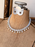 Jade Crystal Raindrop Necklace - 4 Color Options
