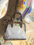 Analise Clear Satchel/Crossbody Bag - Leopard