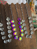 Chunky Crystal Necklace - 5 Options