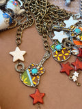 Turquoise Troubadour Necklace — by Art by Amy