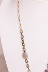 Raquel Necklace Bamboo Agate