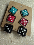 Dice Earrings (Choose Color)