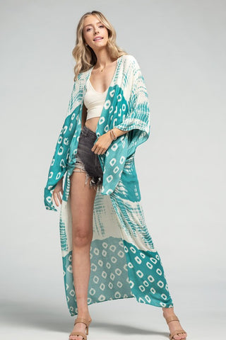 Milos Tie Dye Duster Kimono
