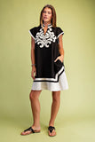The Noir Filigree Shift Dress