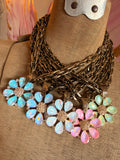 Opal Garden Crystal Necklace