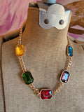 Color Theory Crystal Necklace