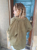 Jaded Gypsy “Sweet Nothings” Top - Olive