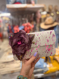 Purple Flower Boho Keepsake Convertible Clutch by A Rare Bird