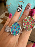 Groovy Flower Rings