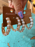 Everyday Pearl Hoop Earrings
