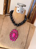 Midnight Concho Marble Necklace