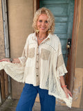 Desert Lace Wanderer Shacket
