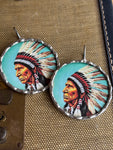 Turquoise Trail Chief Pendant
