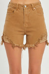 Distressed Mocha Shorts