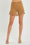 Distressed Mocha Shorts