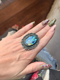 Wild Heart Labradorite Ring