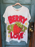 Berry Sweet Weathered & Worn Tee — House of Jaded Gyspy