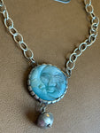 Art by Amy “Celestial Soul” Amazonite Sun & Moon Necklace