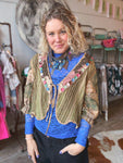 Rare Bird Button Butterfly Top