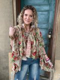 Rose Garden Trellis Top by Jaded Gypsy