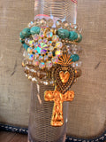 Desert Bloom Charm Stack Bracelet Set