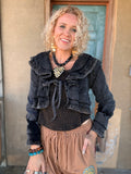Midnight Ruffle Romance Jacket