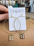 All My Love Hoop Earrings by Jennifer Thames Originals