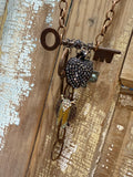 A Rare Bird Antique Key Necklace